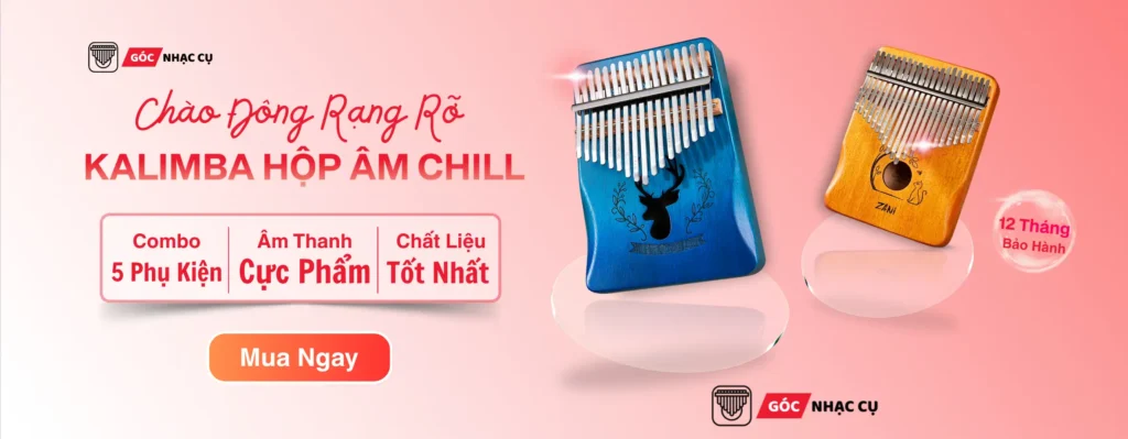 Banner chào đông góc nhạc cụ