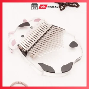 Đàn kalimba trong suốt hình bò sữa