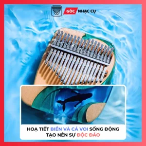 Đàn kalimba 17 phím hình cá voi