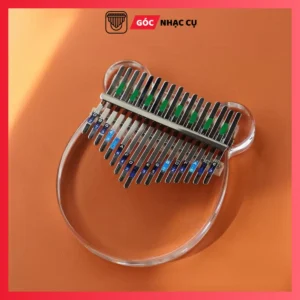 Đàn kalimba trong suốt hình gấu 17 phím