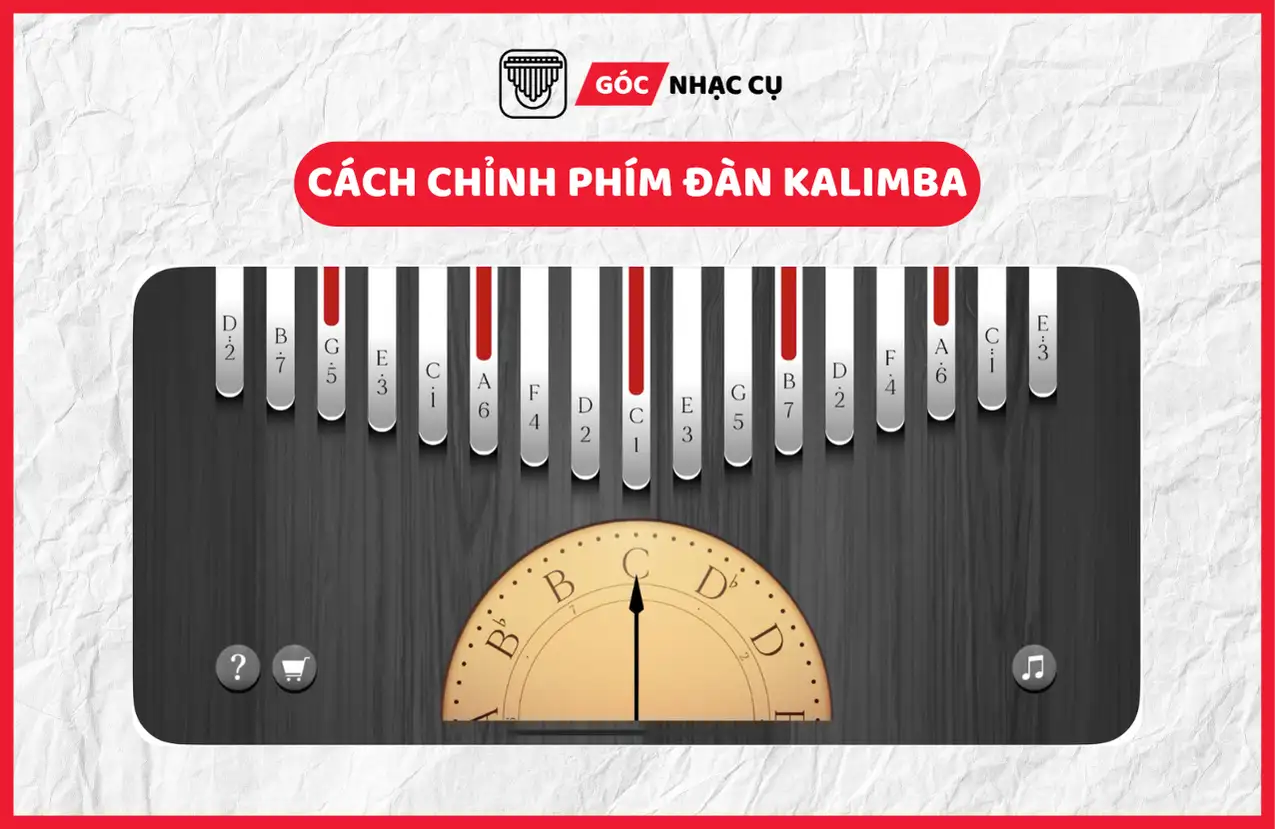 Cách chơi đàn Kalimba đơn giản dùng app smart kalimba