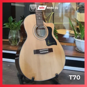 Đàn Guitar Acoustic T70 Thiết Kế Đẹp Độc Đáo Âm Thanh Hay Cho Người Mới Học