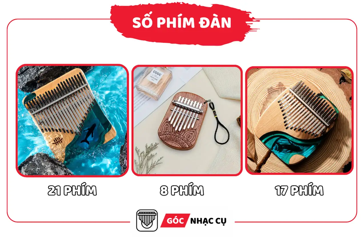 Số Phím Đàn Kalimba