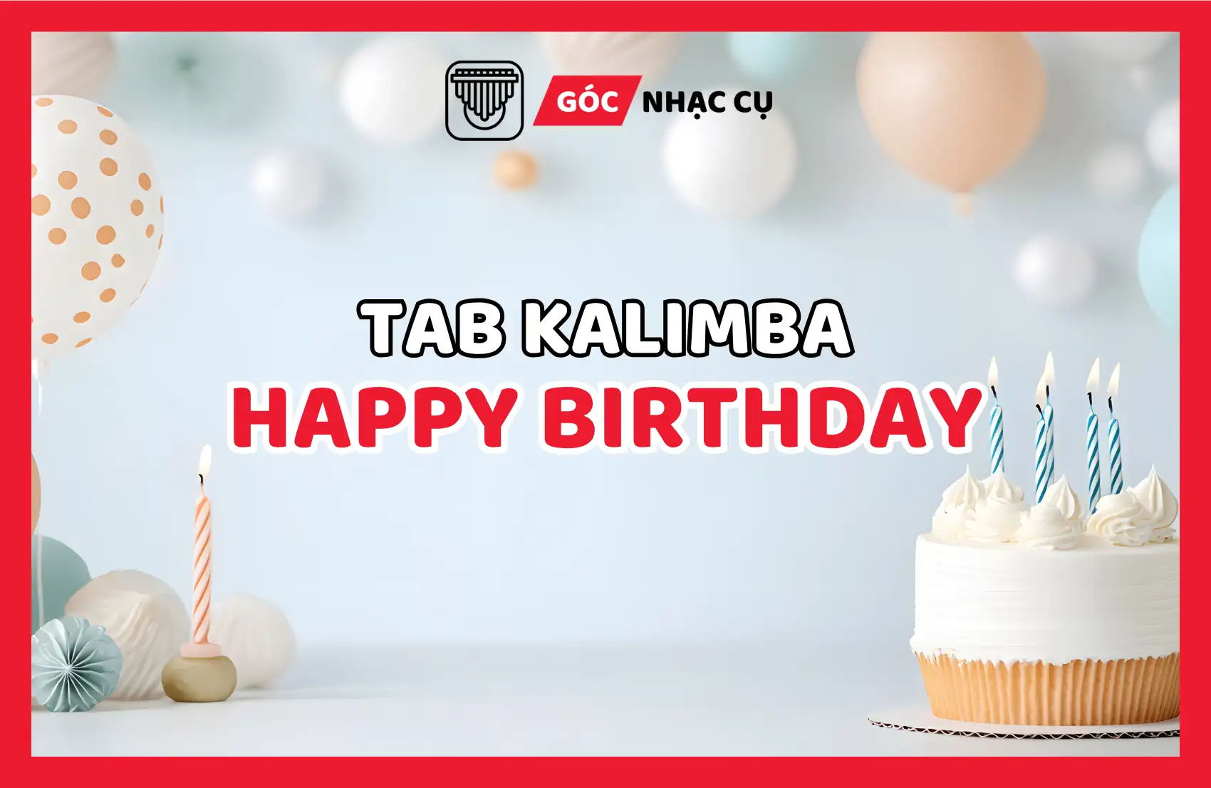 Tab Kalimba Happy Birthday